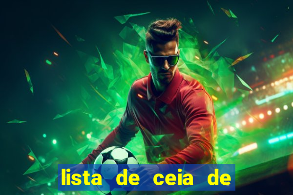 lista de ceia de natal completa